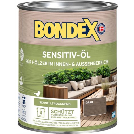 Bondex Wetterschutzöl 750 ml grau