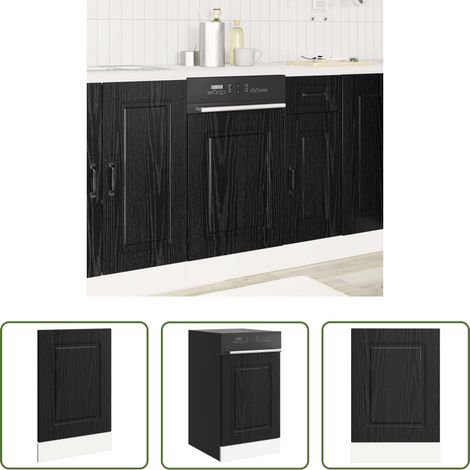vidaXL Meuble cuisine - Armoire de cuisine Kalmar Chêne noir 45 x 1,5 x 67 cm (1/5)