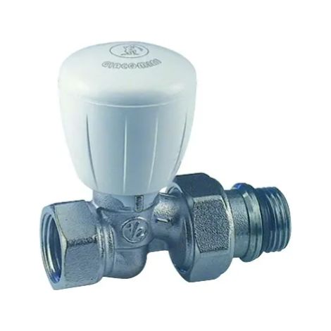 Giacomini R422TG Straight Thermostatic Body, 1/2"