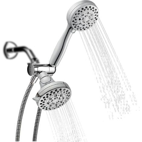 Kombinierte 5-Düsen-Hochdruck-Handbrause mit 3-Wege-Wasserverteiler