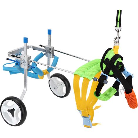 Fauteuil roulant réglable pour chien, destiné à la rééducation des pattes arrière (1/5)