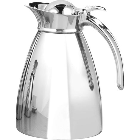 Esmeyer 077 - Thermos Empire, in Acciaio Inox 18/8, a Doppia Parete, infrangibile, Lavabile in lavastoviglie, Colore: Argento (1/4)