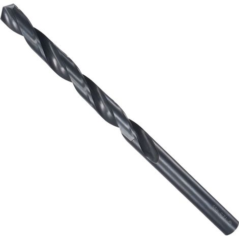 Torsion Foret Mèches, 12,5 mm Perçage Diamètre, Noir Oxyde Élevé Vitesse Acier Extra Long Droit Tige Applications pour Inox Acier Alliage Métal, 1-Pièce (1/5)