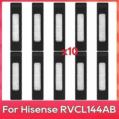 Accessoires compatibles avec le kit d'aspirateur robot laveur Hisense RVCL144AB : brosse principale, filtre et kit de nettoyage. (1/5)