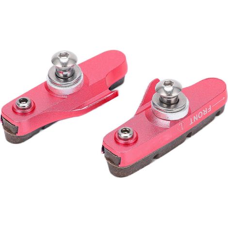 Jeu de 2 plaquettes de frein CANSUCC vélo, modèles V-Brake pro route et VTT, composé de patins haute performance, remplacement facile pour bicyclette sportive. (1/5)