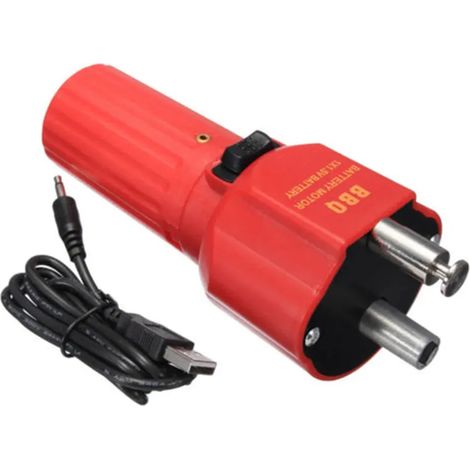 Moteur de barbecue USB pour pique-nique en plein air, rôtissoire, support de rôtissage, accessoires de cuisine, ustensiles et réchauds portables (1/4)