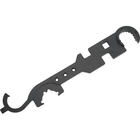 Outil de réparation multifonctionnel en acier allié revêtu de poudre, clé multifonction pour écrous d'extérieur (1/5)