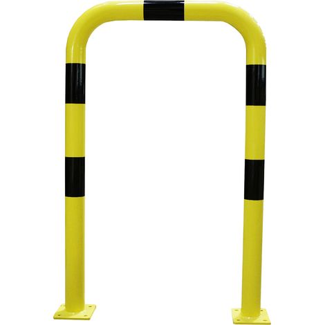 Barrière sécurité RS PRO Noir/Jaune en Acier Haut. 1 200 mm Haut. 1200mm ( Prix pour 1 ) (1/2)