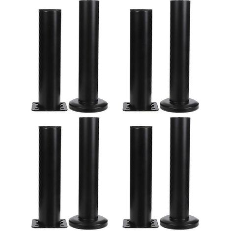 Pieds de meubles robustes et réglables, compatibles avec les cadres de lit, les armoires et les canapés, 18-30 cm, lot de 4. (1/5)