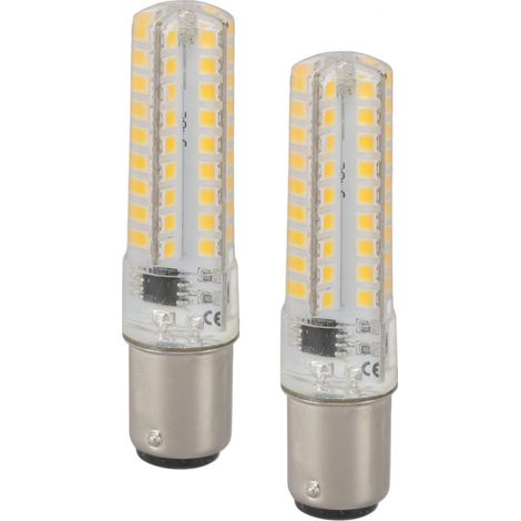 Lot de 2 ampoules LED BA15D 7W 64LED 700LM, compatibles avec les ampoules BA15D domestiques 220-240V (1/5)