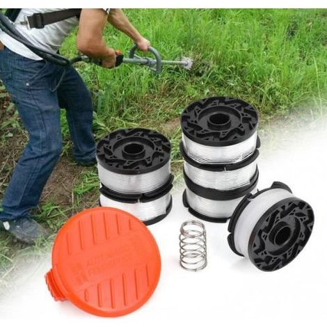 Rasenmäher, Areryoushop – Ersatzspule für Trimmerfaden, 0,065", für BLACK + DECKER, 6er-Pack, 30 Fuß, AF 100 (1/5)