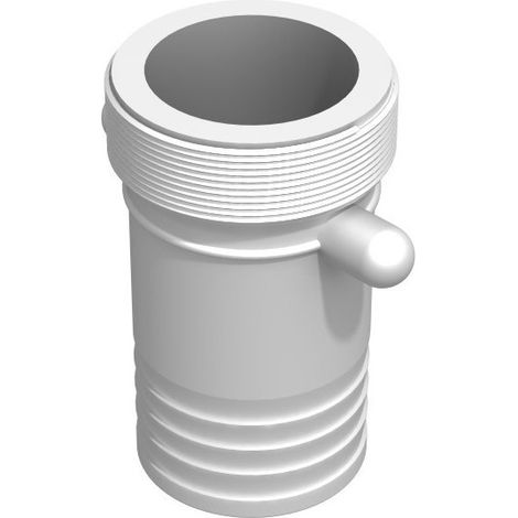 Raccord cranté male 3'' BSP - male cannelé droit 75mm