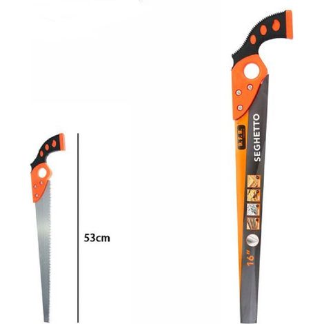Trade Shop - Metallsäge, 40,6 cm, 53 cm, Stahl, Astsäge, Garten, Gartenarbeit, 07969 -