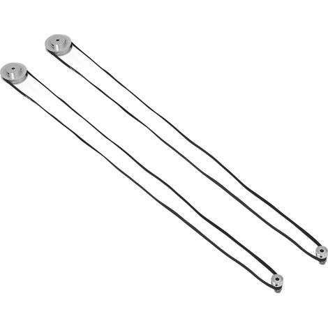 Lot de 2 poulies de distribution (60 et 20 dents) en alliage d'aluminium, stables et compatibles avec les imprimantes 3D, avec courroie en caoutchouc de 5 mm. (1/5)