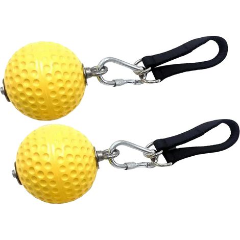 Pull Up Ball Grip - 2 x antislip rotsklimmen handgrepen met riem, duurzame trainingsapparatuur, ergonomisch ontwerp Pull Ups grips voor -up bar handtrainer (1/5)