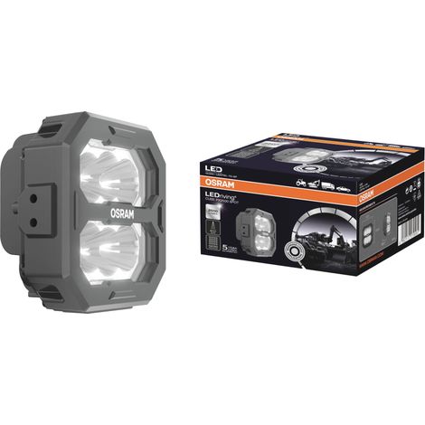 OSRAM Projecteur de travail 12 V, 24 V LEDriving® Cube PX2500 Spot LEDPWL 110-SP éclairage distant large (l x H x P) 68.4 x 113.42 x 117.1 mm 2500 l D061632 (1/5)