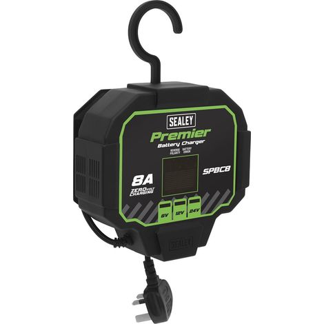 Sealey Battery Maintainer Charger 8A Fully Automatic SPBC8