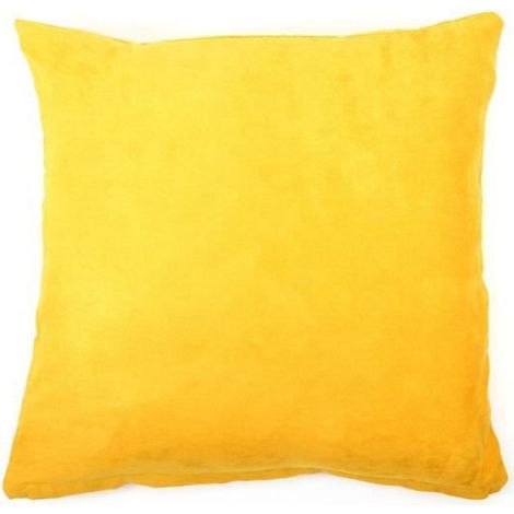 Housse de Coussin - Jaune - Géométrique - Doux - 45x45 cm (1/4)