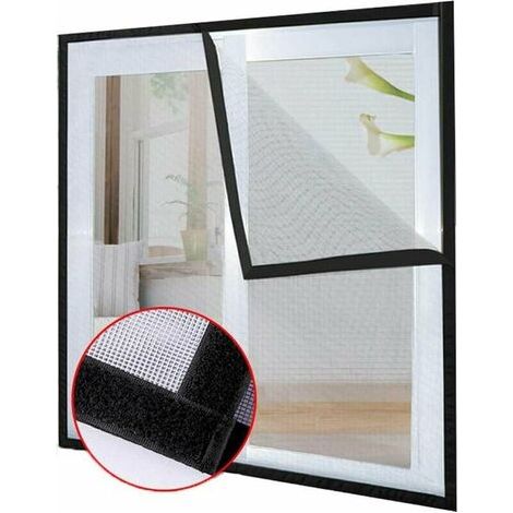 Kaelt - Filet de protection pour chat avec ruban adhésif. Pour les fenêtres de balcon, anti - moustique voile voile voile invisible maille 70 100cm (1/5)