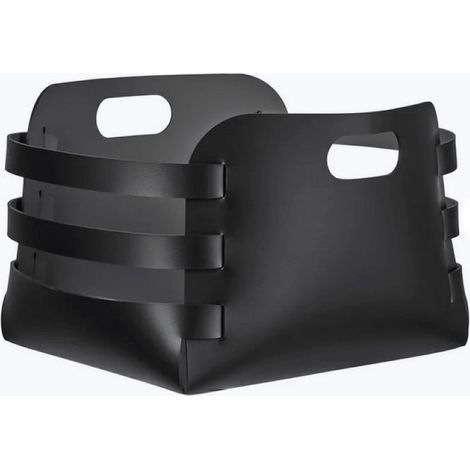 COLOMBO DESIGN Cestino Riga Grey/Black, 27X36 H25 serie ADJ codice prod: BADJ9687-0301
