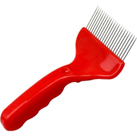 Sollbry Fourchette à désoperculer pour l'apiculture, 21 Dents en Acier Inoxydable, Outil pour l'apiculture, extracteur de Miel en Rayon pour la Ferme 2PCS (1/5)