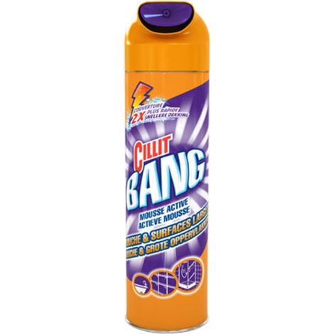 Cillit Bang Espuma Activa Spray Limpiador Transparente 600 ml