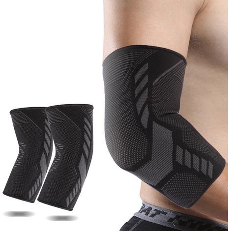 Manchon de compression pour coude, pour hommes et femmes, manchon de soutien pour le bras et le soulagement des douleurs à l'avant-bras (1/5)