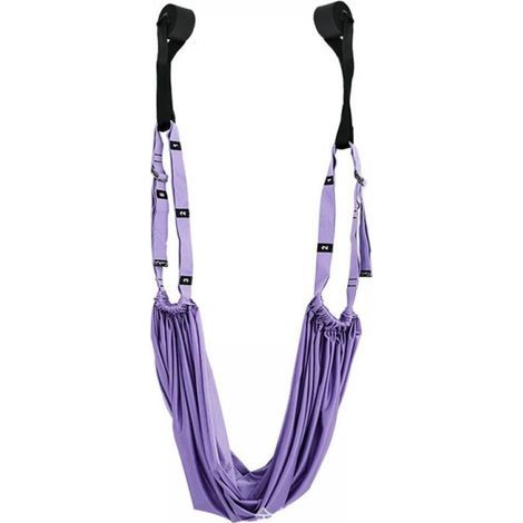Leg Stretcher Strap, Backbend Training Belt with Door Anchor, Flexibility Trainer Stretching Equipment Assist Stretch Strap for Fitness Gymnastics Dance Aerial Yoga Ballet (1/5)
