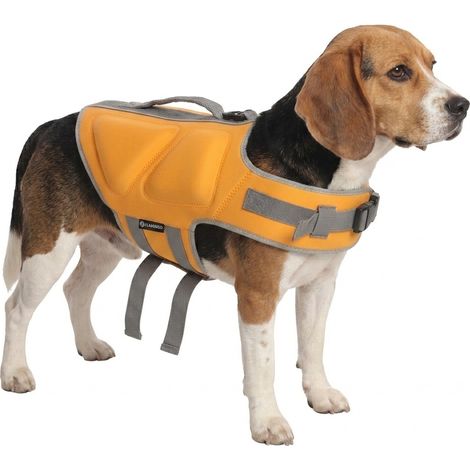 Gilet de Sauvetage réglable pour Chien Swimmy Jaune M