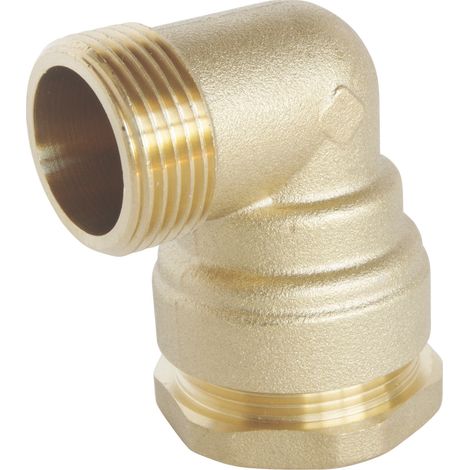 Raccord laiton coudé SUMO pour tube PE Ø25 mm - Mâle 3/4