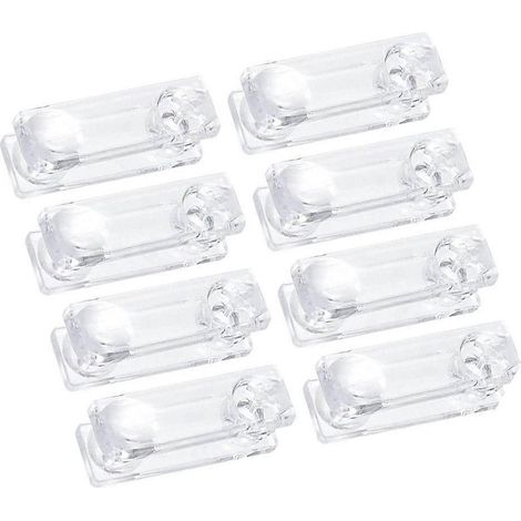 Ensemble de 8 poignées à cordon pour stores enrouleurs, cordon transparent et poids inclus. Accessoires de contrôle