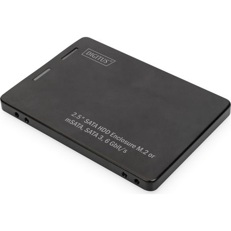 Box Esterno Per Hd 2,5" / M.2 / Msata (Da71118) Nero (1/4)