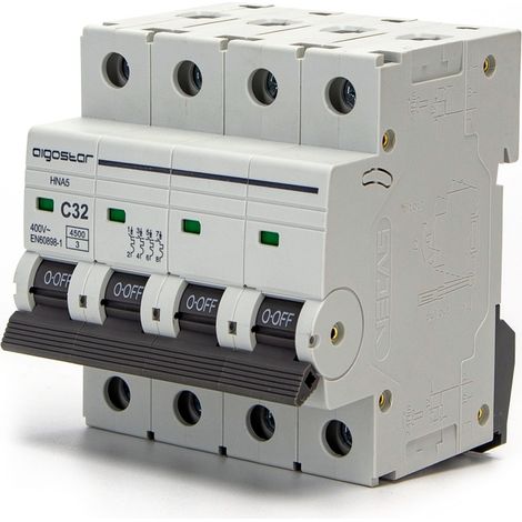INTERRUTTORE MAGNETOTERMICO 32A AMPERE 4P POSTI CURVA C