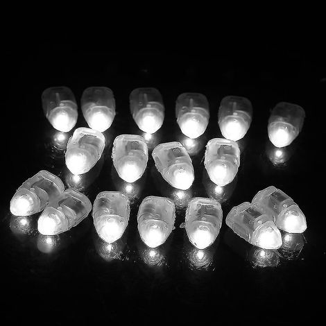 50 lanternes lumineuses LED multicolores en papier pour ballons, idéales pour les mariages et fêtes. (1/4)