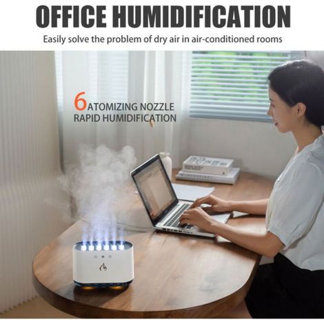 Humidificateur à capteur sonore dynamique de 900 ml, pulvérisation à 6 vitesses, minuterie de 10 heures, avec fonction de commande (1/4)