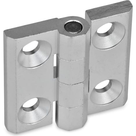Ganter Norma Elementi GN 237-al- 30 – El – Cerniere, 1 pezzo, da 30 a, anodizzato, colori naturali (1/2)