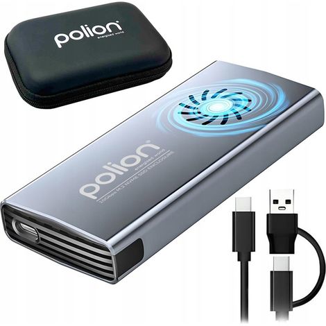 Adaptador para SSD M.2 NVMe con ventilador y USB-C 3.2, hasta 4 TB. (1/5)