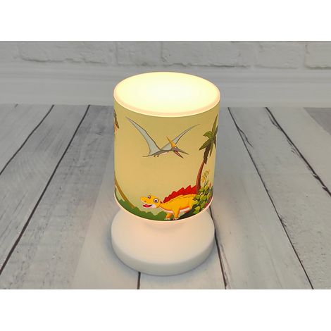 LED Akku Tischleuchte mit Dino Motiven per USB aufladbar, Höhe 20cm (1/5)