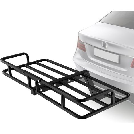 Trailer Hitch Mounted Cargo Carrier 250kg Capacity Rust-proof Cargo Basket (1/5)