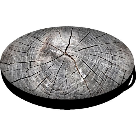 Cuccia/Materasso per gatti in schiuma elastica, anello 55 cm, legno di ontano (1/2)