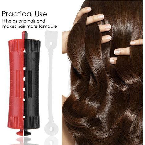 6 rouleaux à cheveux pour créer des boucles et vagues, kit coiffure avec élastiques et pinces à cheveux (1/5)