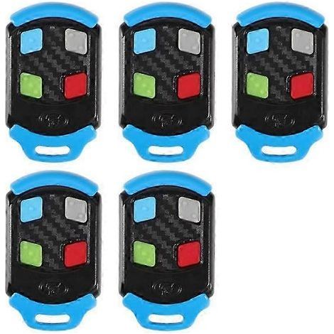 Lot de 5 télécommandes pour ouvre-porte de garage compatibles avec CENTURION D2 D5 D10 A10 R3 R5 Vantage Vector 400/500 Vert-X 300 (1/5)