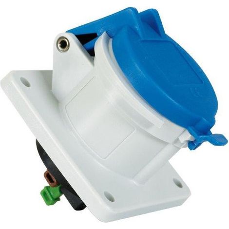 Socle de prise tableau QUICK CONNECT TE droit - 32 A - 2P + T - 200 à 250 V - IP55 (1/4)