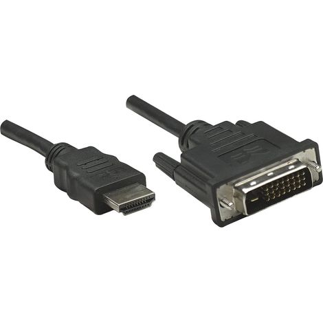 Câble adaptateur Manhattan 372510 3.00 m noir W719791 (1/3)