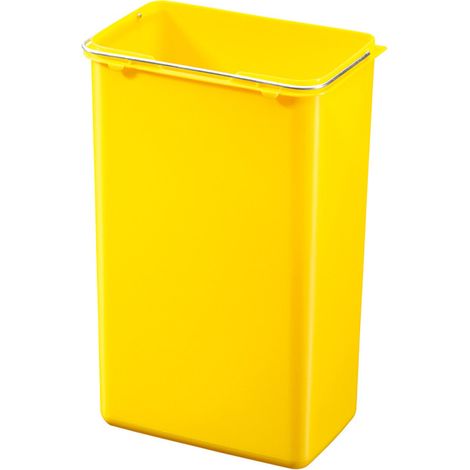 Hailo Inneneimer 9l aus Kunststoff gelb für Trento, Öko, Öko Plus