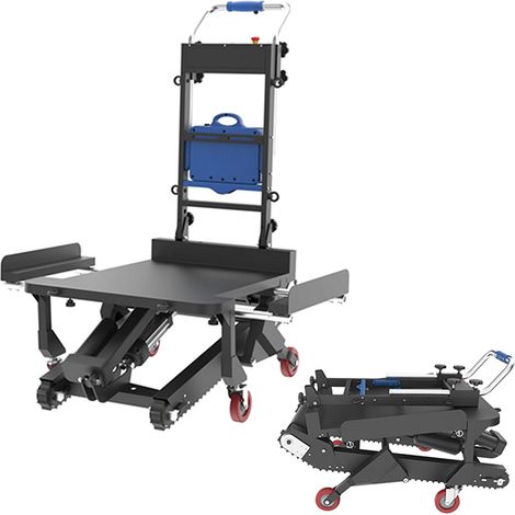Elektrischer klappbare und kompakter Treppensteiger - große Platte - Belastung 250kg - CT250