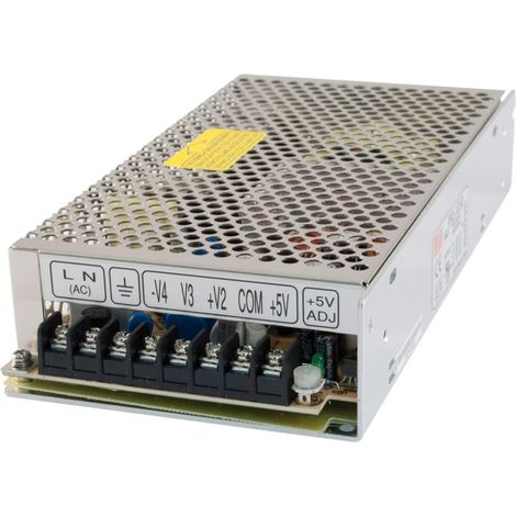 Alimentazione 4 Uscite +5v, +12v, +24v, -12vdc 124w Media Well Rq-125d