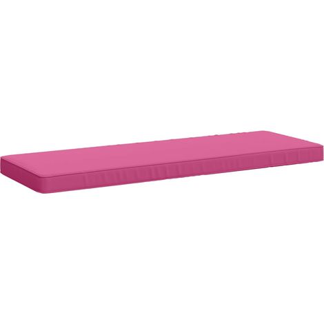 Coussin de banc 1 pièce VUGHT 100 % polyester Rose vidaXL