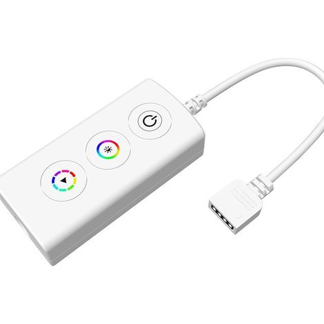 VD3(WT) 3-Button RGB LED Controller, 5-24V DC, 3 Channels  1.5A, WiFi + RF