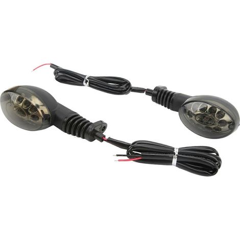 Voici une proposition de titre produit en français (moins de 190 caractères) :
Feux clignotants avant/arrière moto 2 pièces LED DC 12V, indicateurs de virage de rechange pour moto NI, clignotants pui (1/4)